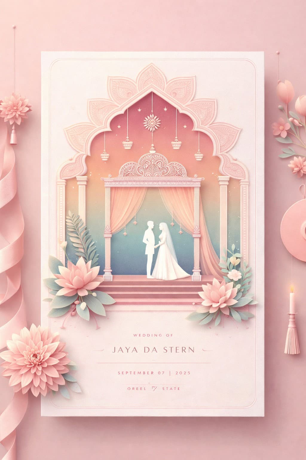 Elegant Digital Wedding Invitations
